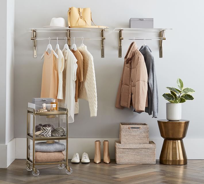 WHAT IS THE BEST HEIGHT FOR CLOSET OR LAUNDRY ROOM RODS AND SHELVES?