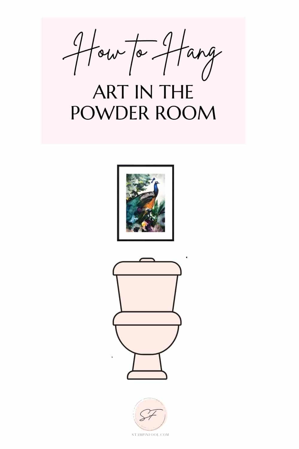 How to Hang Art in a Bathroom