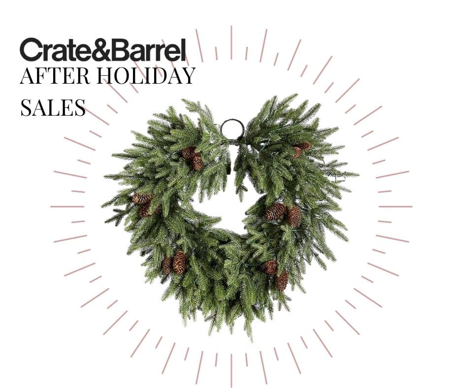 crate and barrel holiday sale