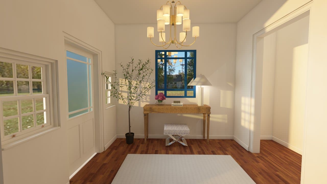 Grandmillennial Entryway Design Decor