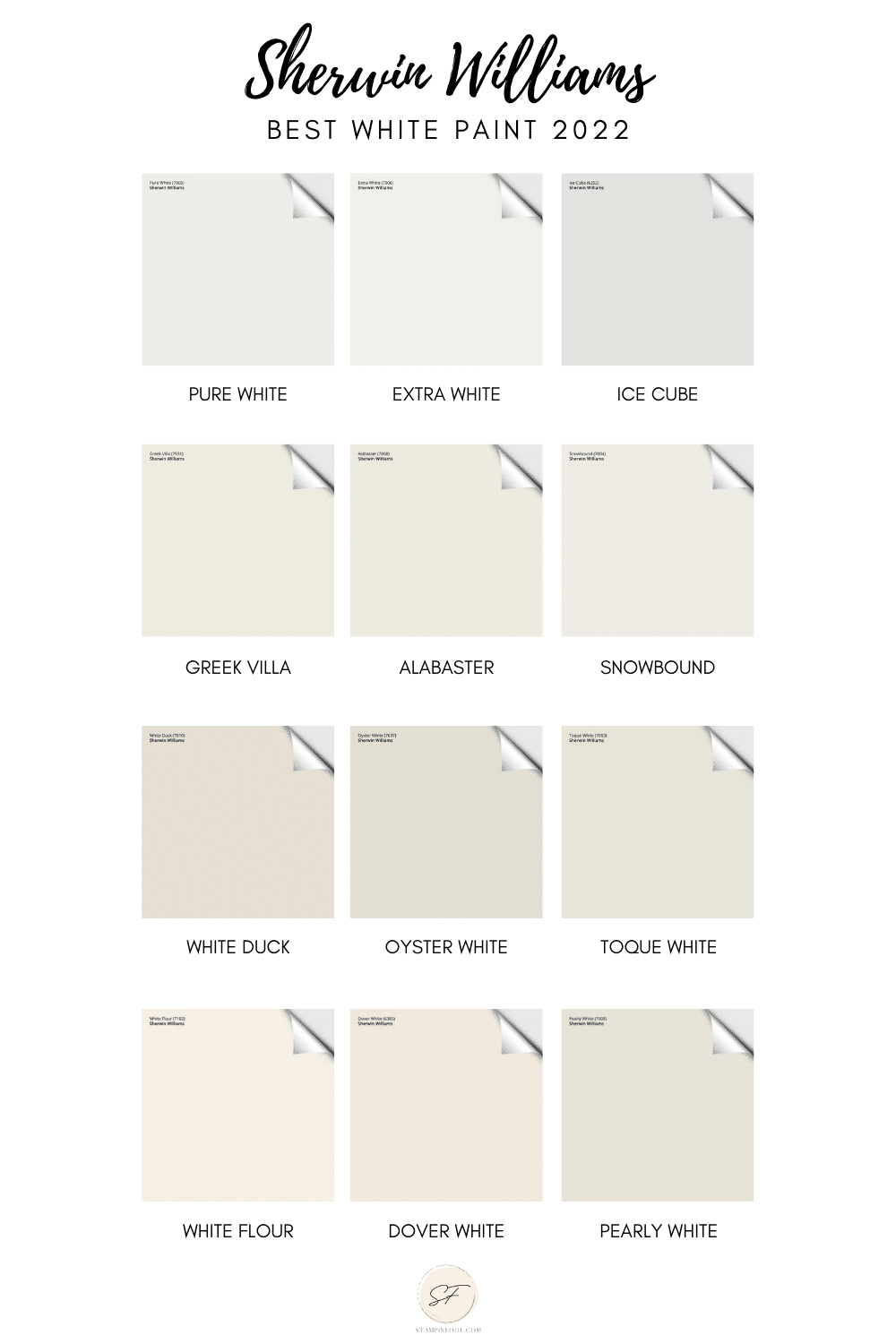 122 Shades of White Color With Names, Hex, RGB, CMYK Codes - Color Meanings