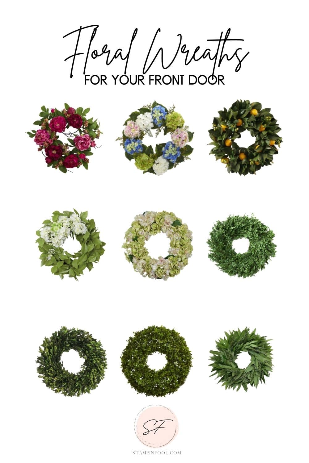 Spring Front Door Wreaths 2022