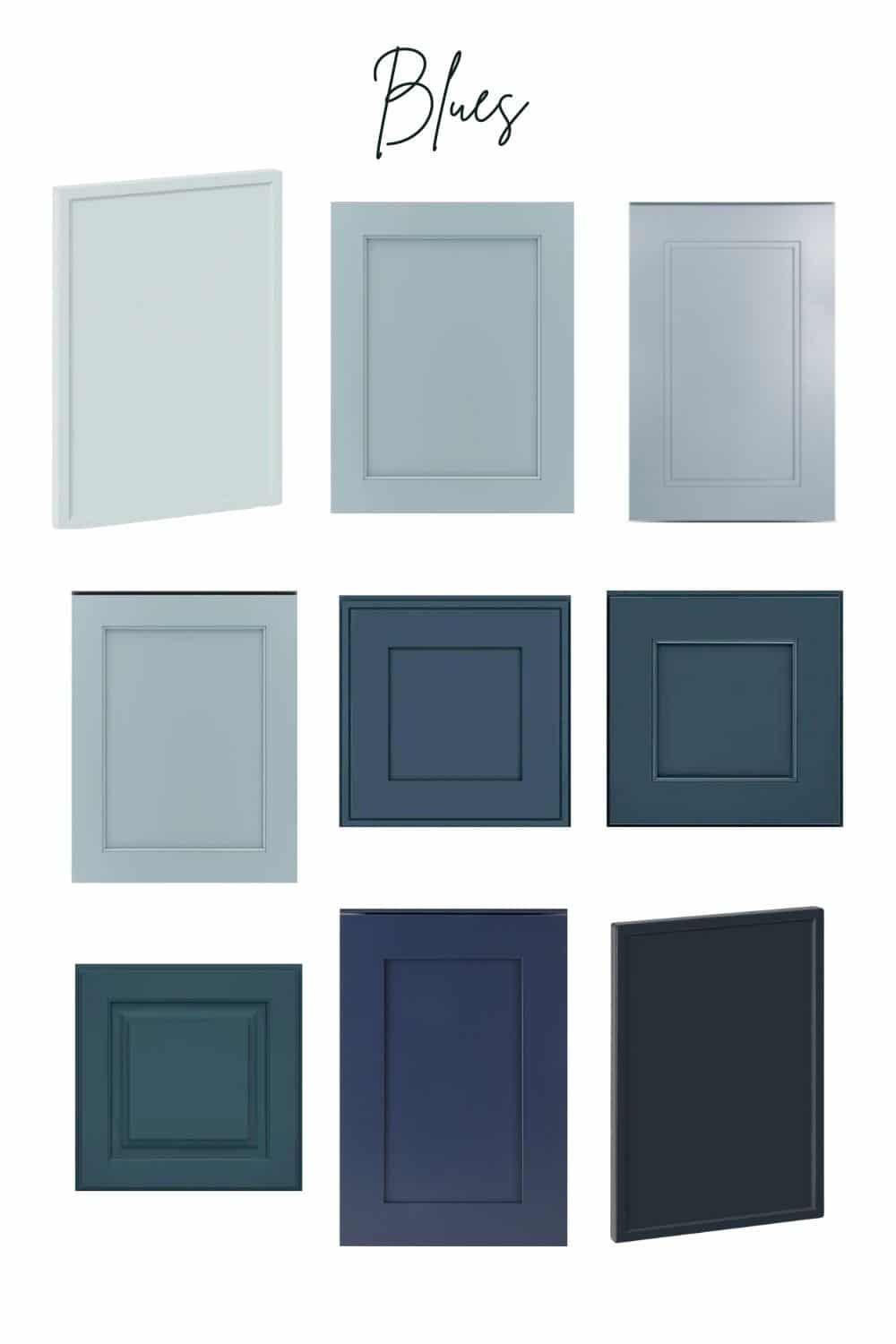 2022 Cabinet Colors blues