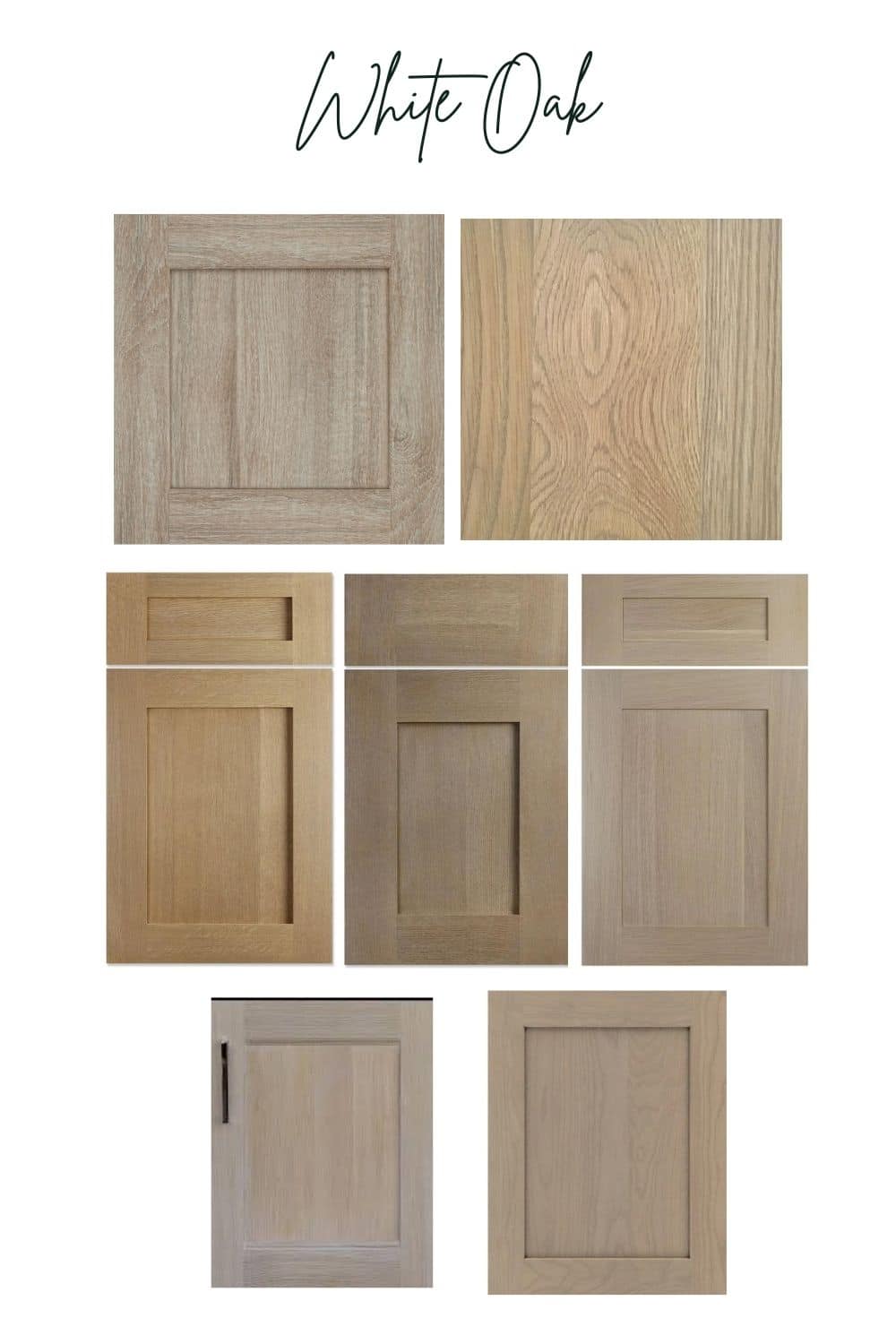 2022 Cabinet Colors white oak