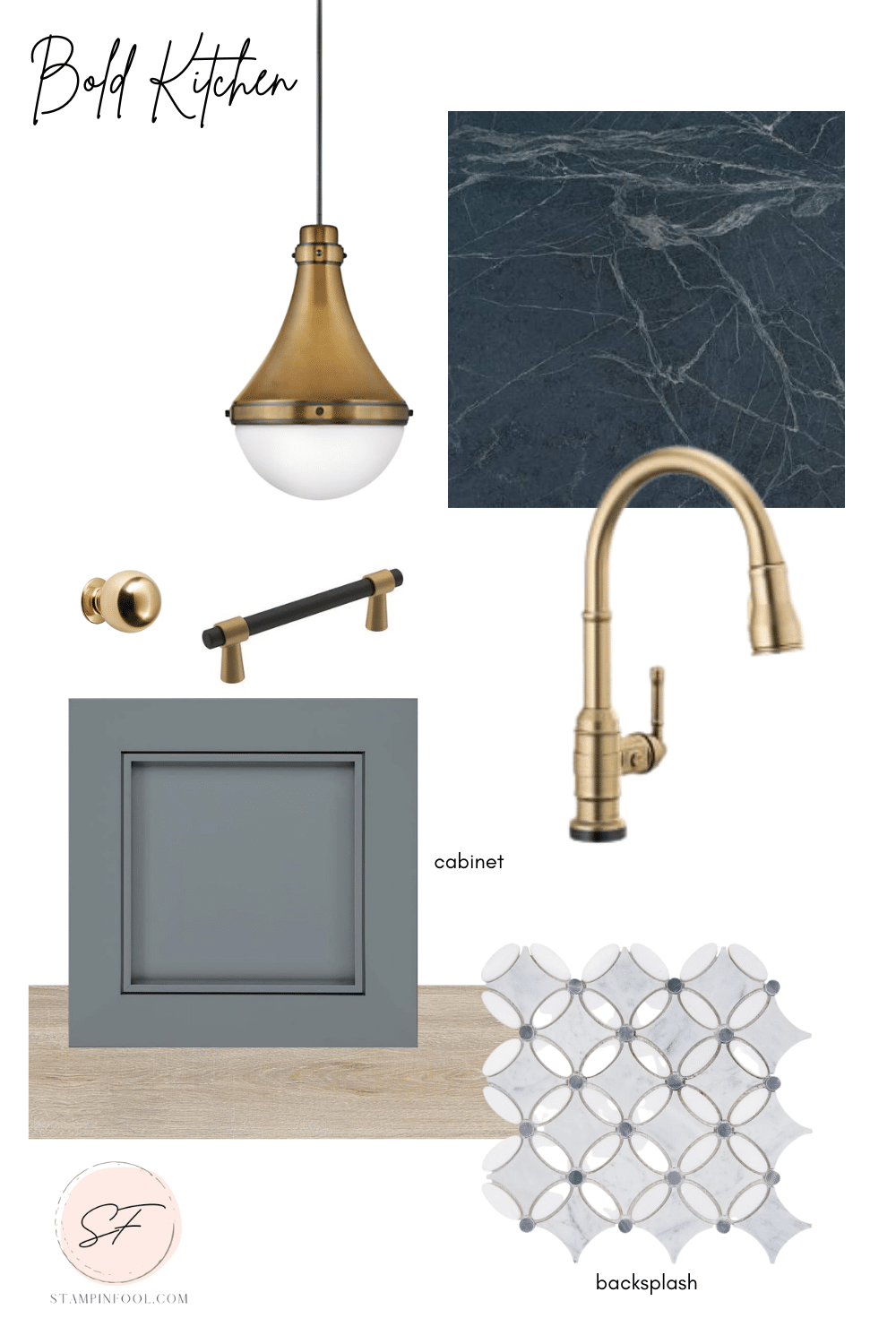 Classic Gray Kitchen design mood board 5