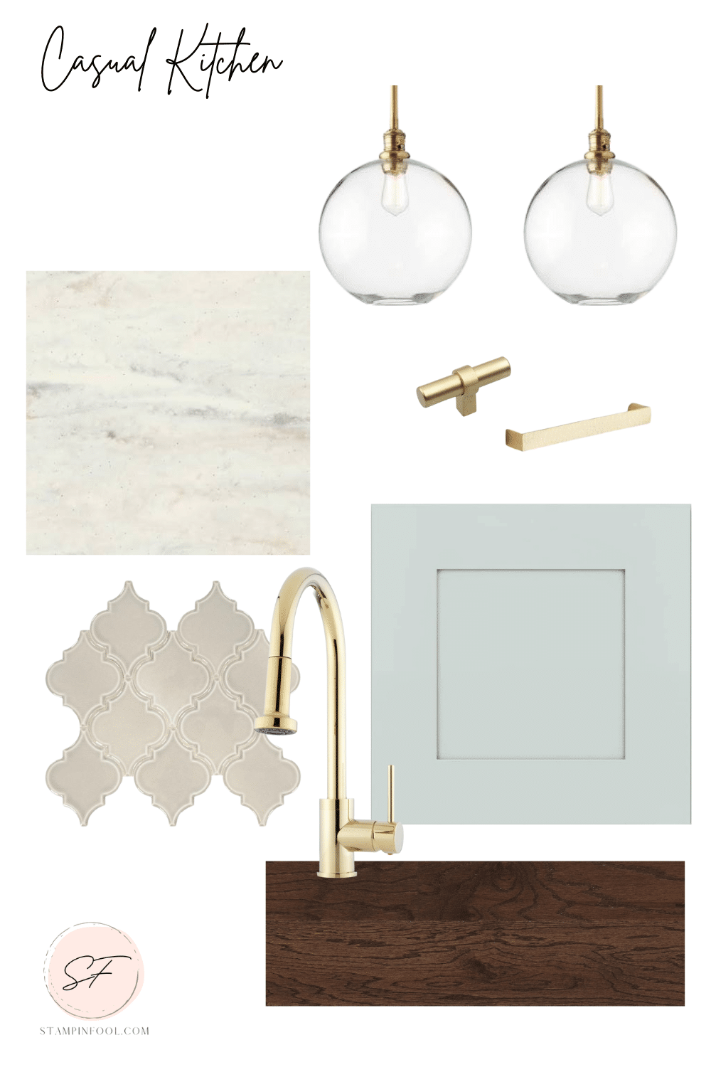 Classic Light Blue Kitchen design mood board 4