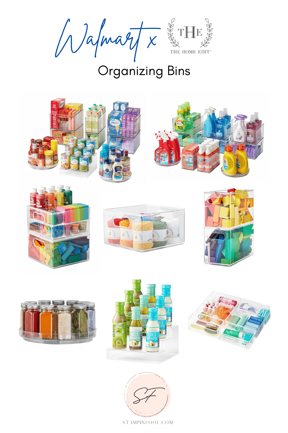 Walmart x The Home Edit Organizing Bins 1