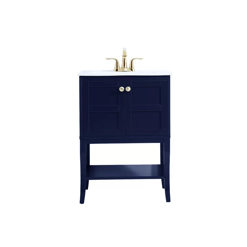 16 best bathroom vanities - 24" navy blue vanity