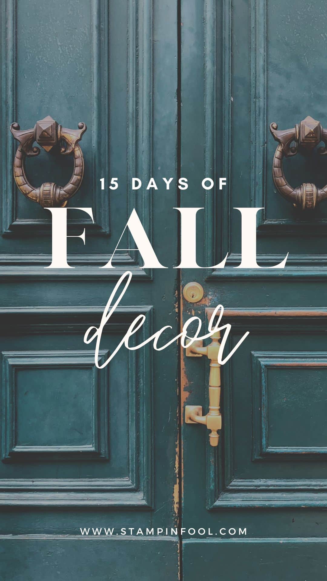 15 days of fall decor ideas