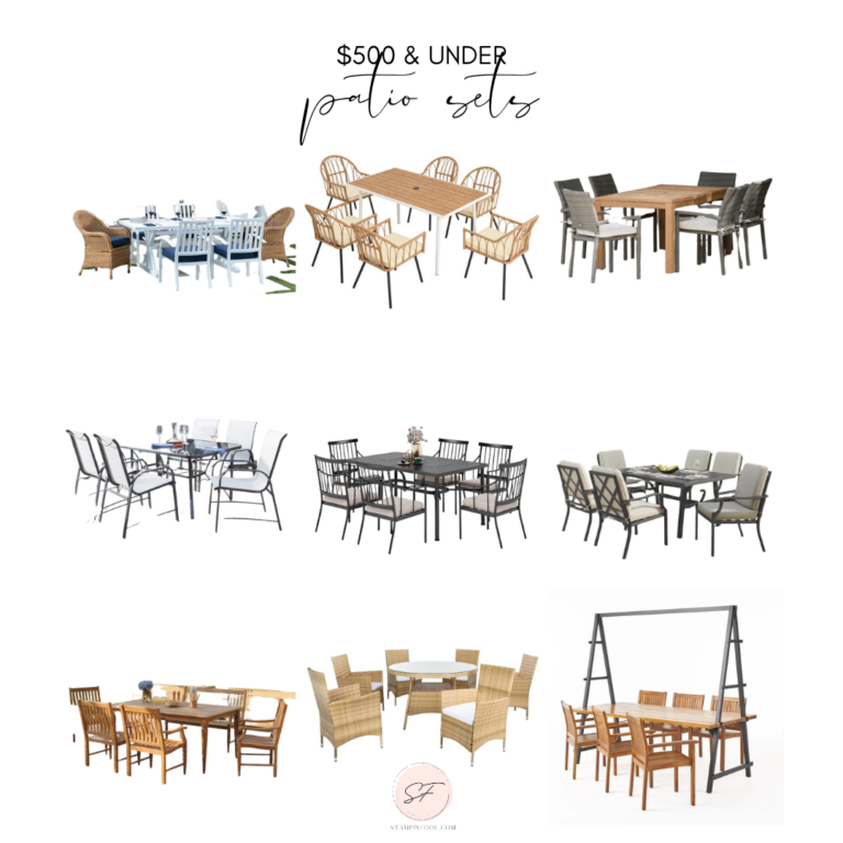 Must Have Outdoor Dining Sets Under (with 4+ stars)