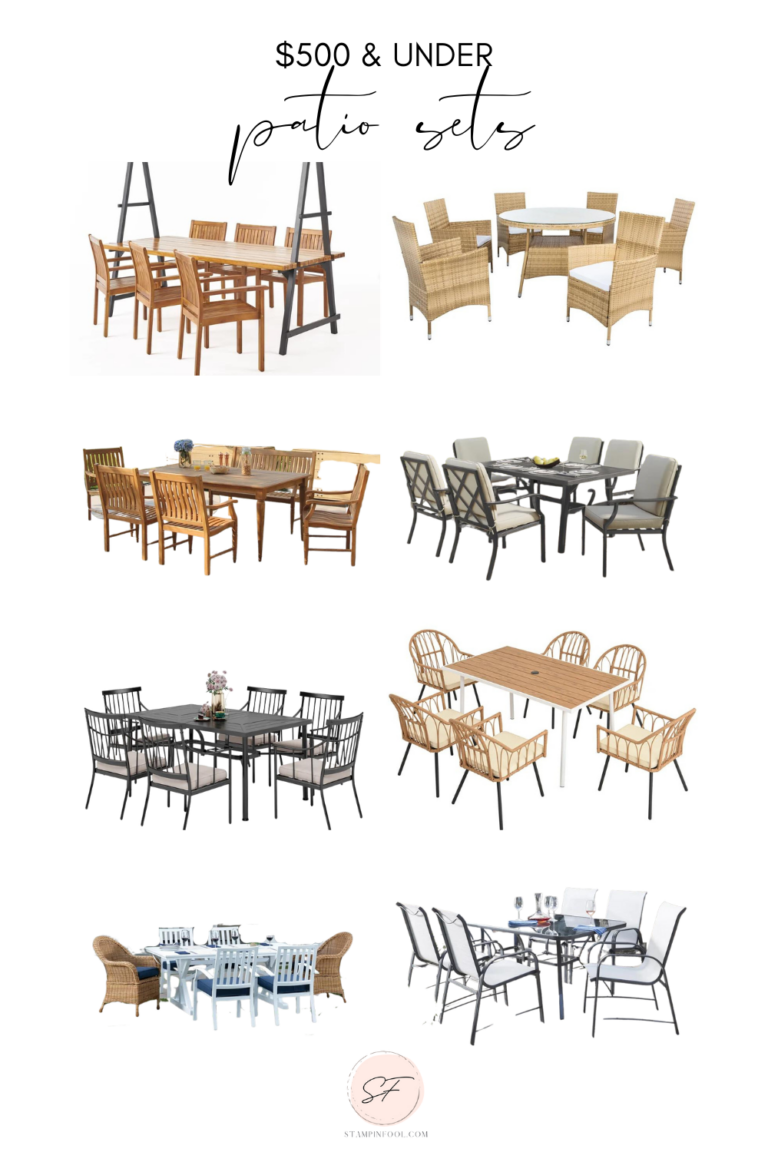 Must Have Outdoor Dining Sets Under (with 4+ stars)