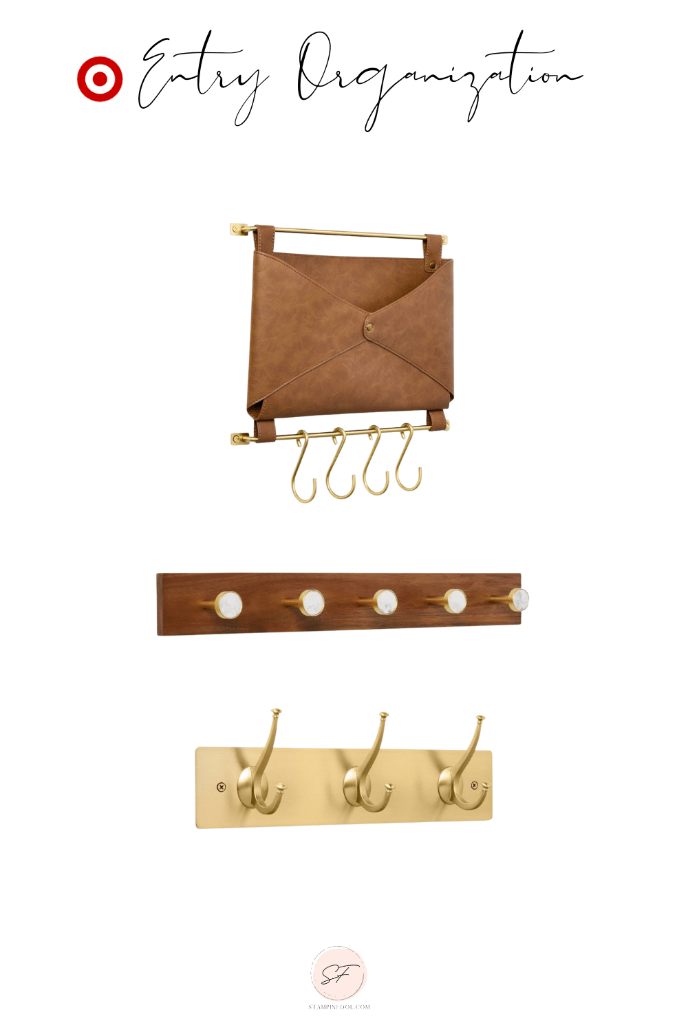 Entryway Organizer Wall Hooks at Target