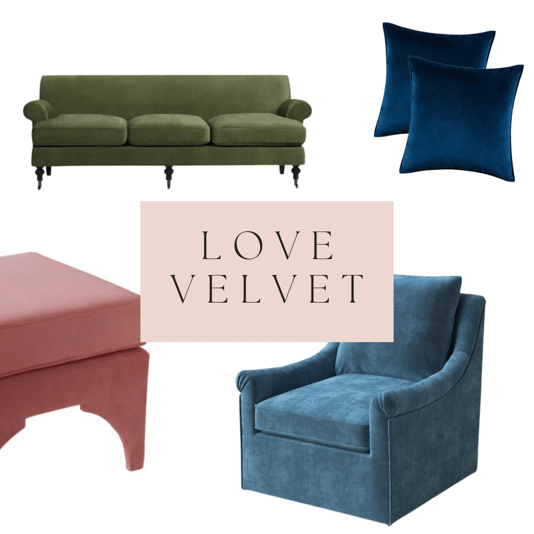 best velvet furniture for fall 2023